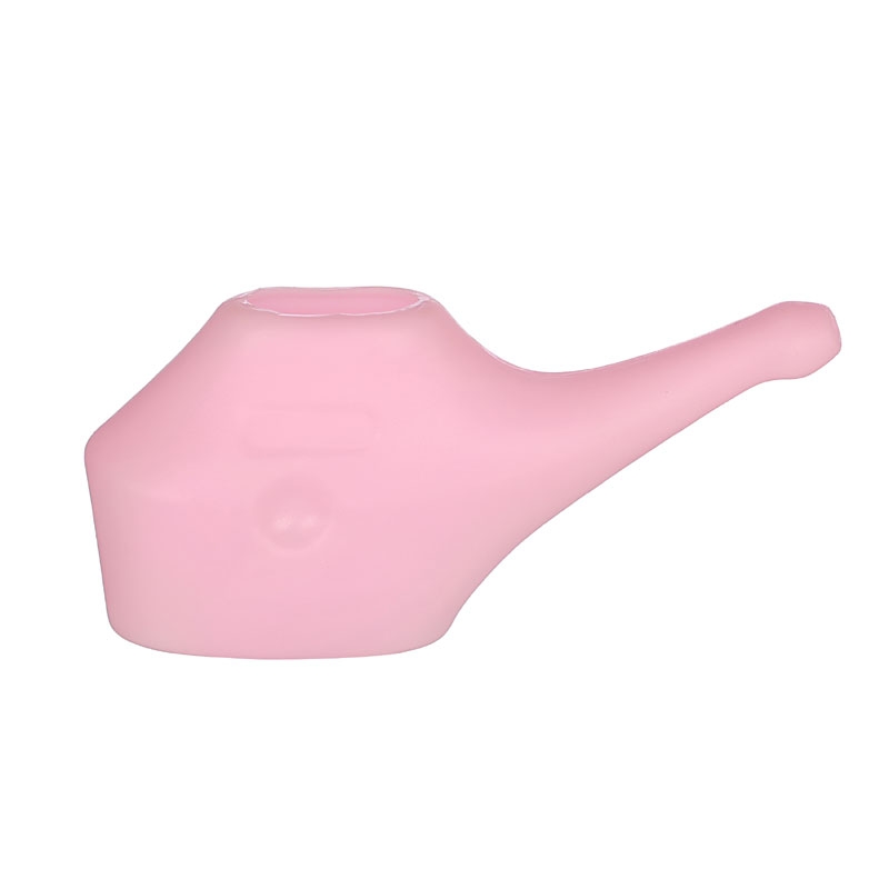 Durable Neti Pot for Nasal Cleansing Pink 250 Ml