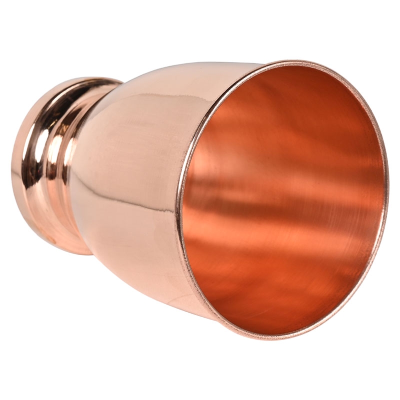 Hammered Copper Tumbler LACQUERED-FREE UNLINED and UNCOATED 550 Ml Modern Plain