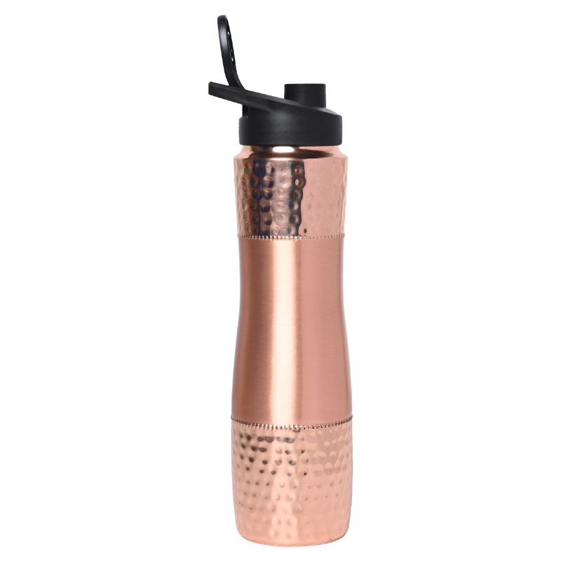PurCopper Water Bottle with Plain Sipper 1000 Ml Capacity