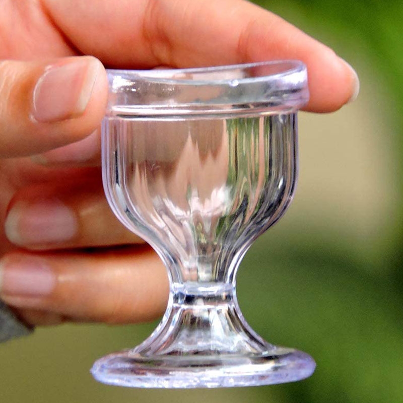 Single Transparent Glass Eye Wash Cup for Keep Your Eyes Clean and Healthy