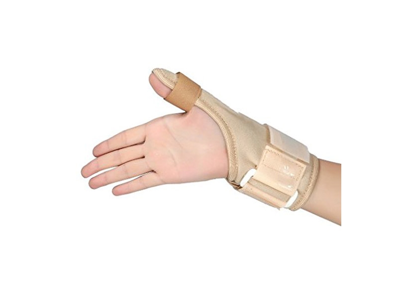 Thumb Spica Splint Thumb Brace for Tissue Injuries Fits for Both Hands Beige