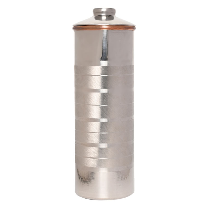 Copper and Stainless Steel Jug Outer Stainless Steel and Inner Copper Jug 1 Liter