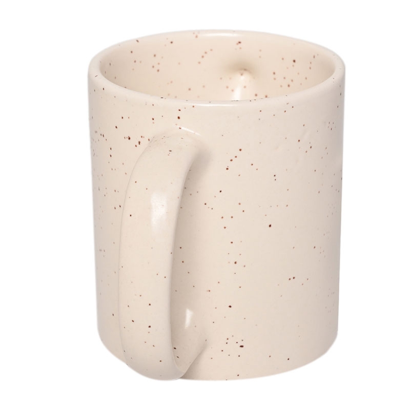 Dual Handle Mug 350 Ml Ivory Matte Finish