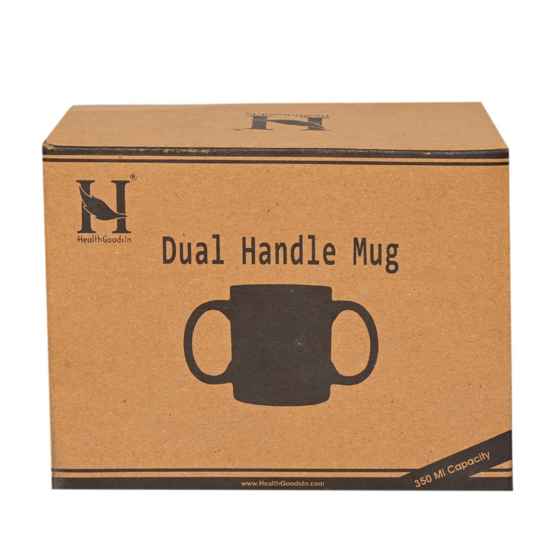 Dual Handle Mug Double Grip Mug Set of 2 for Secure Hold 350 Ml Pastel Color
