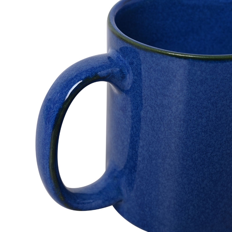 Dual Handle Mug Double Grip Mug to Aid Tremors 350 Ml Elegant Blue