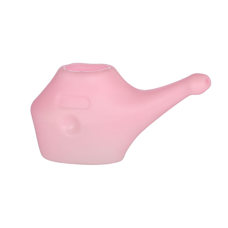 Durable Neti Pot for Nasal Cleansing Pink 250 Ml