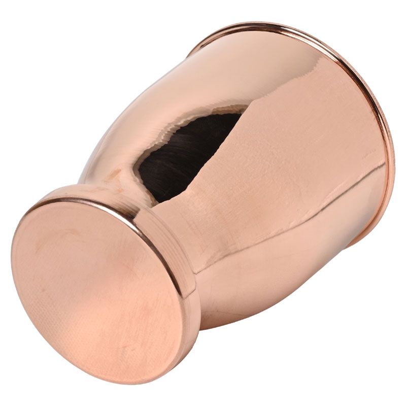 Hammered Copper Tumbler LACQUERED-FREE UNLINED and UNCOATED 550 Ml Modern Plain