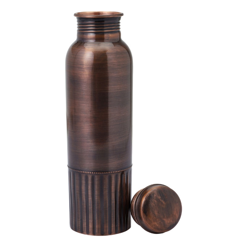 Pure Copper Bottle PREMIUM ANTIQUE Finish 950 Ml Capacity