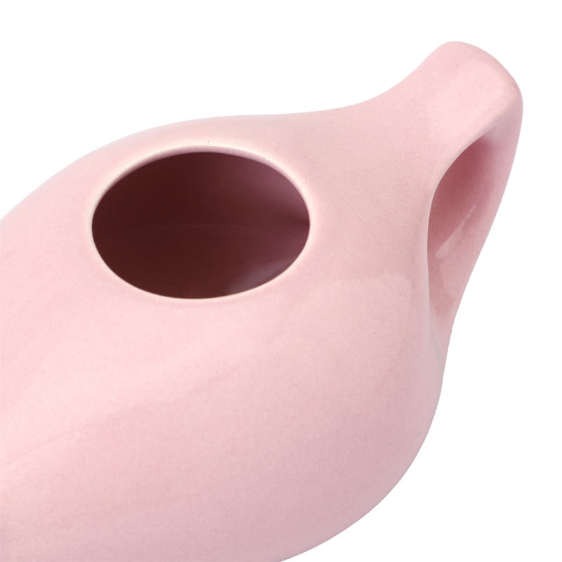Ceramic Neti Pot for Allergy Control 225 Ml Capacity Peach