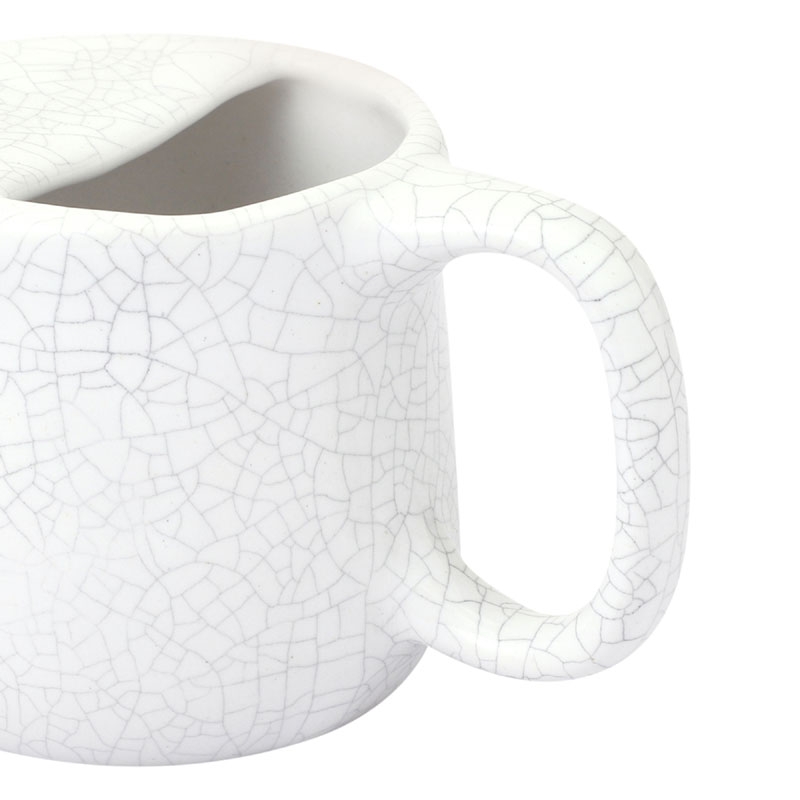Ceramic Neti Pot for Sinus Spill Proof 225 Ml White Crackle