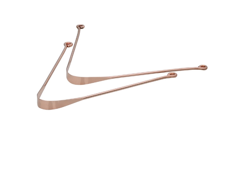 Copper Tongue Cleaner Set of 2 Relief From Bad Breath Oral Hygiene