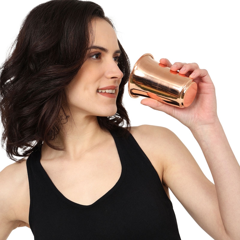 Copper Tumbler LACQUERED FREE UNLINED and UNCOATED 300 Ml