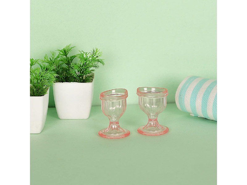 Eye Wash Cup Set of 2 | Eye Cleaning Cup | Pink Color | Keeps Eyes Clean &  Healthy