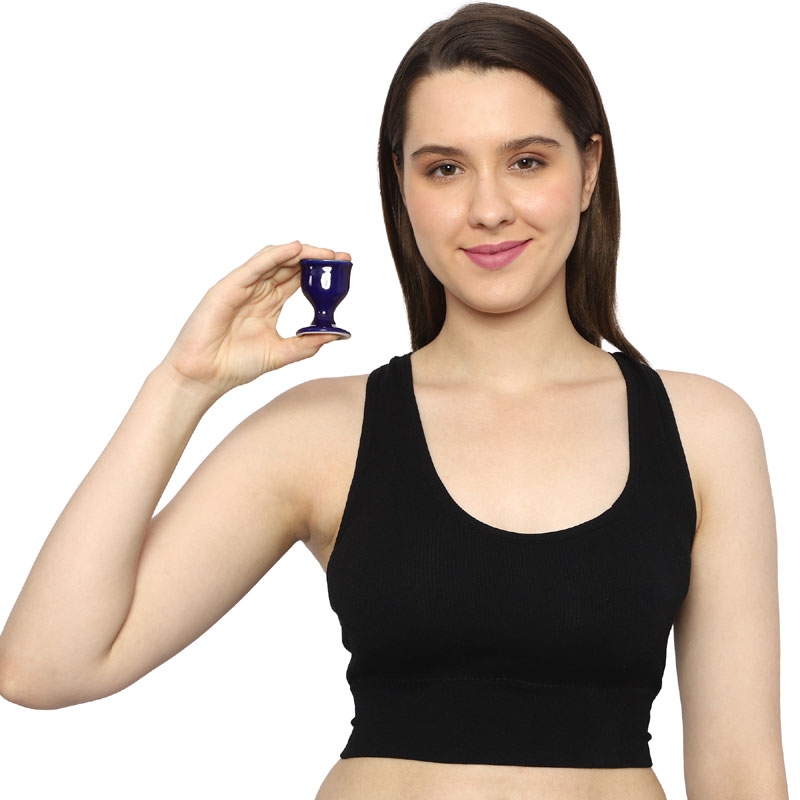 Eye Wash Cup VOILET Color made of Porcelain Ceramic for Keep Your Eyes Clean and Healthy