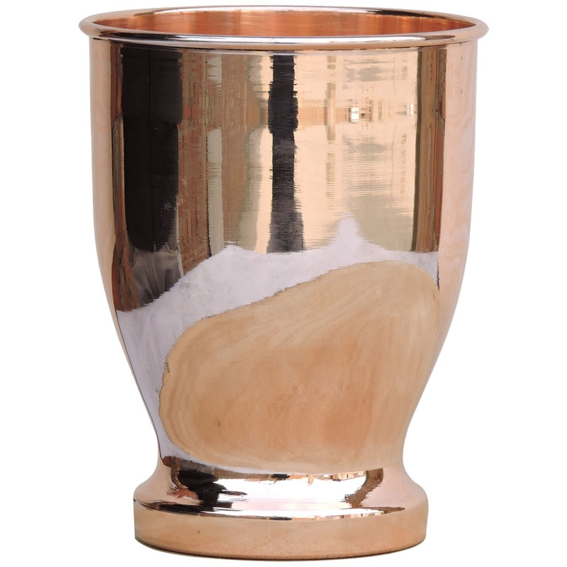 Hammered Copper Tumbler LACQUERED-FREE UNLINED and UNCOATED 550 Ml Modern Plain