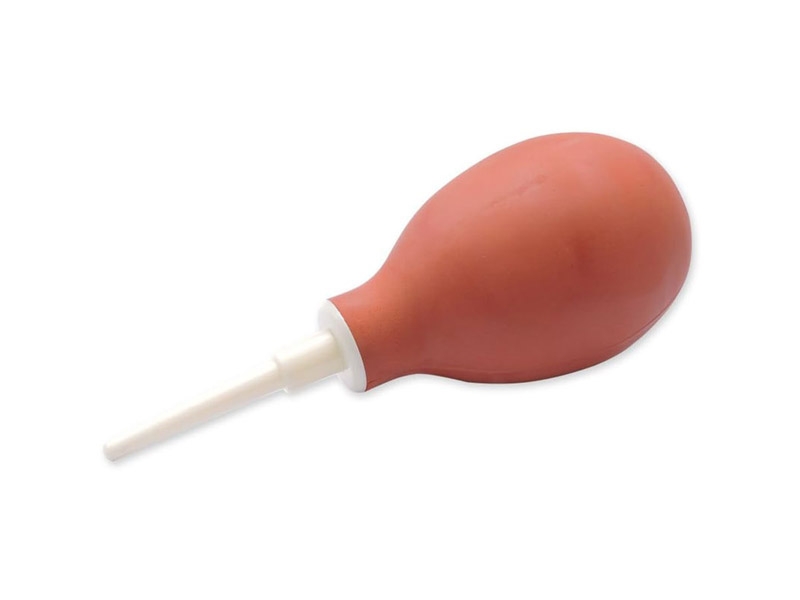 Rectal Enema Syringe for Gentle Cleansing  Enema Bulb Syringe RED
