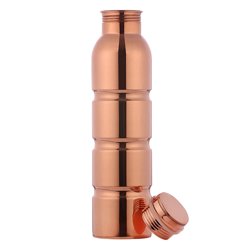 Seamless Copper Water Bottle 1000 Ml for Ayurveda Health Benefits