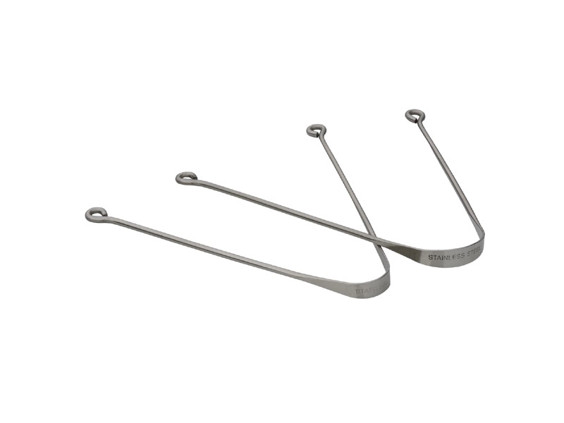 Steel Tongue Cleaner Set of 2 Relief From Bad Breath Oral Hygiene