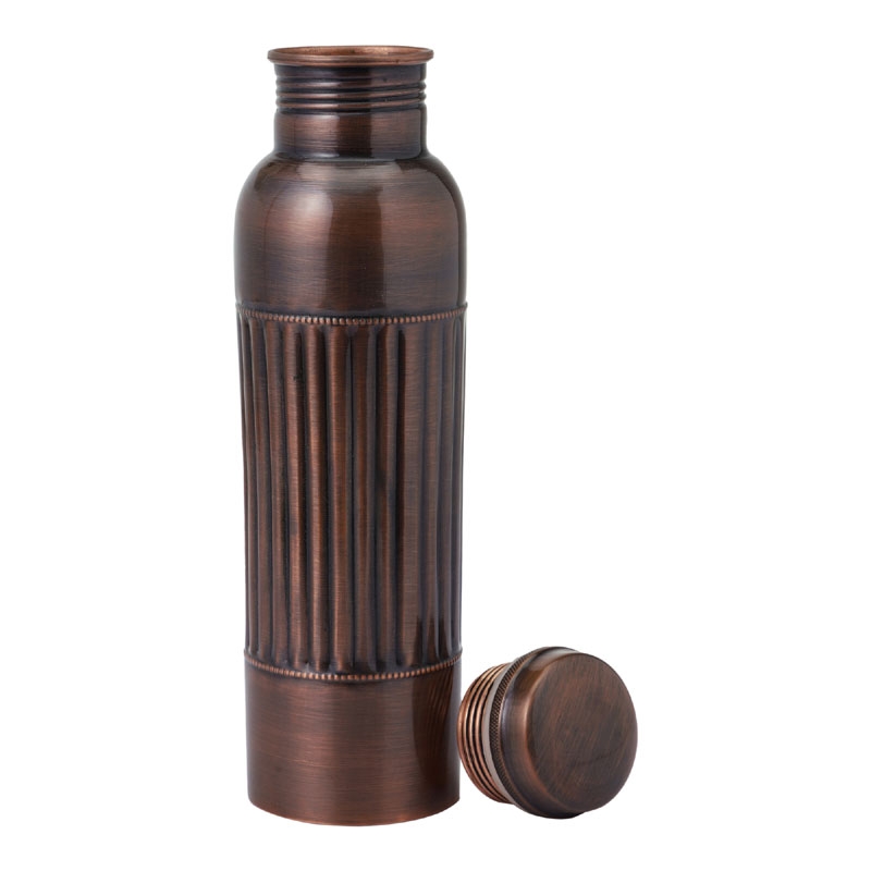 Copper Bottle PREMIUM ANTIQUE DIAMOND Finish 950 Ml Capacity