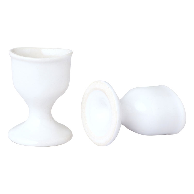 Eye Wash Cup White Color Set of 2 made of Porcelain Ceramic for Keep Your Eyes Clean
