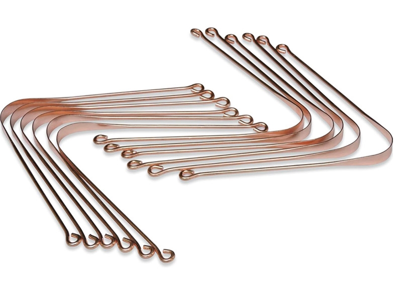 Pure Copper Tongue Cleaner Set of 12 for Bad Breath Treatment Naturally
