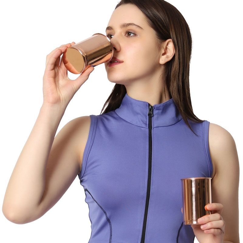 Pure Copper Tumbler LACQUERED FREE UNLINED and UNCOATED 300 Ml Plain