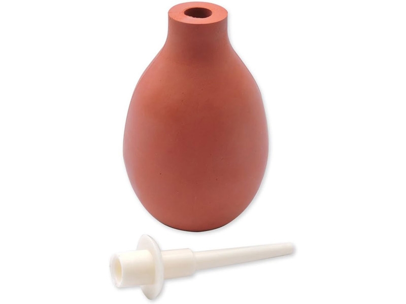 Rectal Enema Syringe for Gentle Cleansing  Enema Bulb Syringe RED