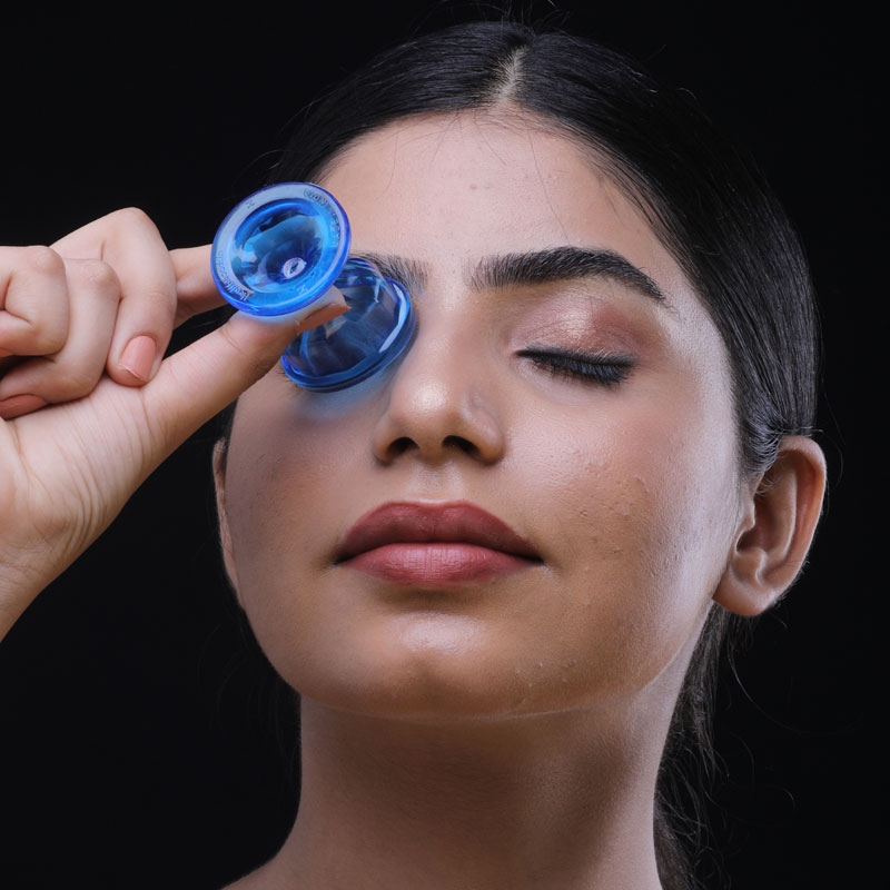 Set of 2 Eye Wash Cup Blue Color