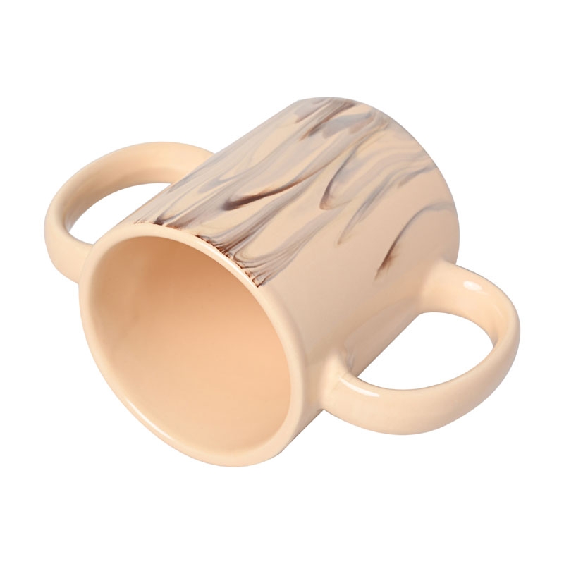 Dual Handle Mug Double Grip Mug to Aid Tremors 350 Ml Cream