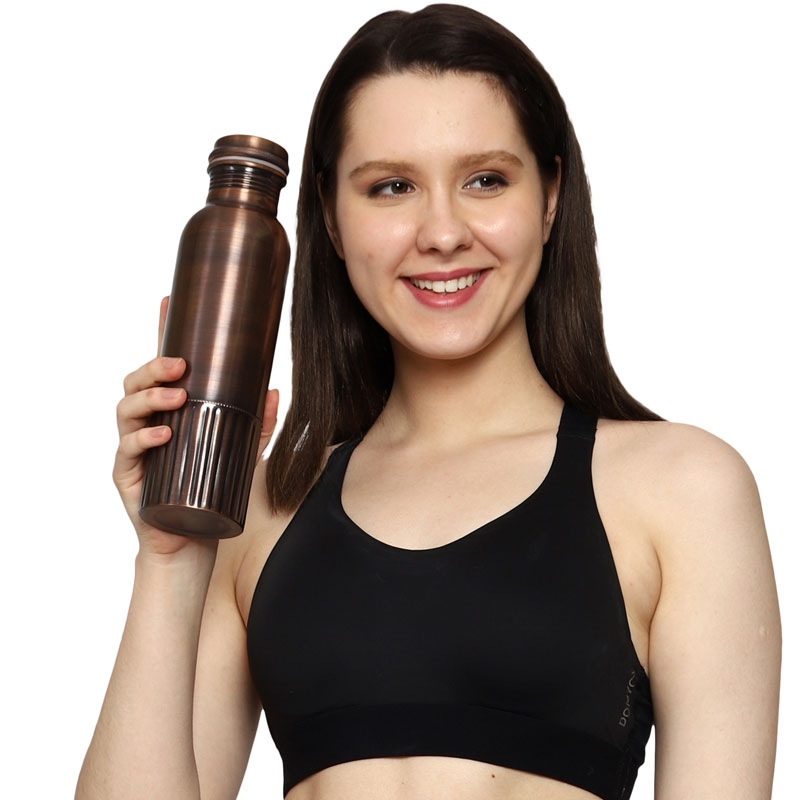 Pure Copper Bottle PREMIUM ANTIQUE Finish 950 Ml Capacity