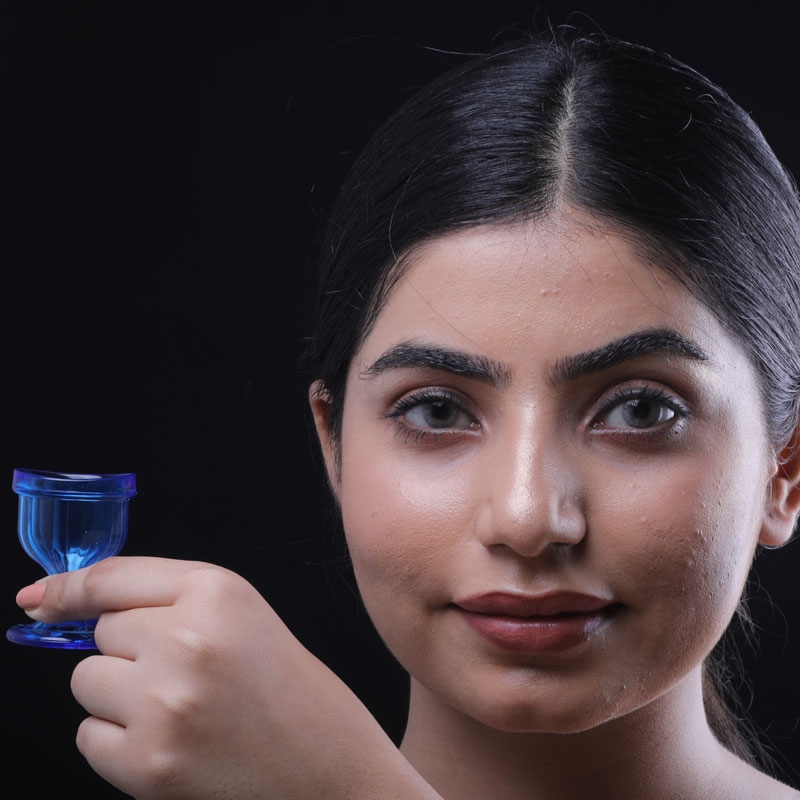 Set of 2 Eye Wash Cup Blue Color