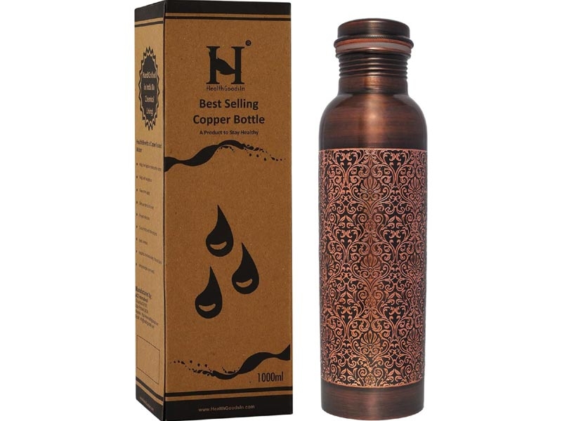 Copper Bottle 950ml Premium Retro Finish