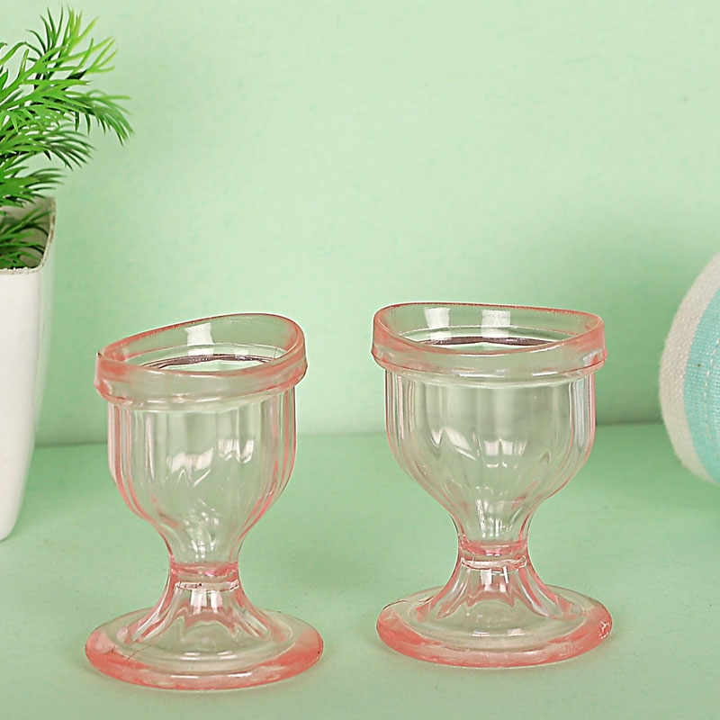 Eye Wash Cup Set of 2 for Keep Your Eyes Clean and Healthy Pink Color