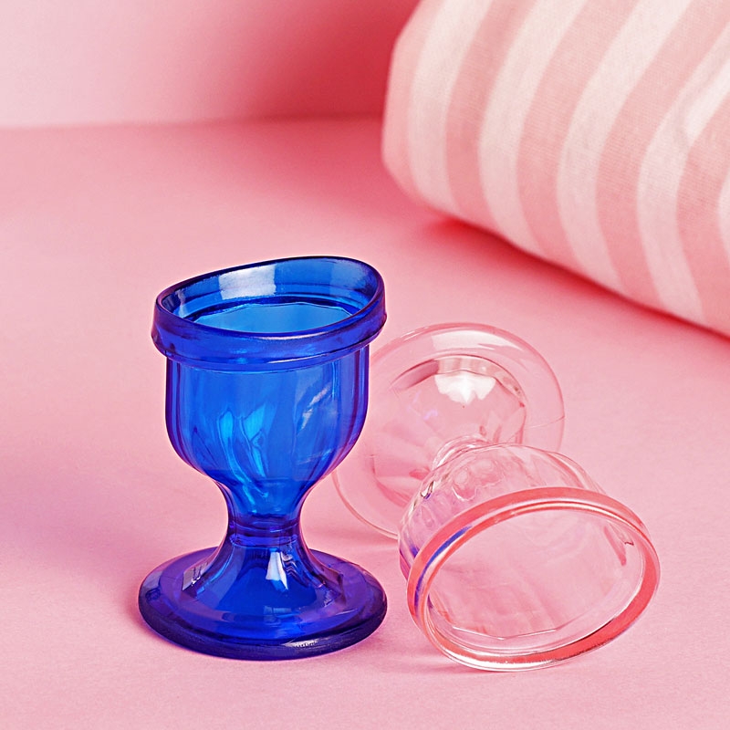 Eye Wash Cup Set of 2 for Keep Your Eyes Clean and Healthy Pink and Blue Color