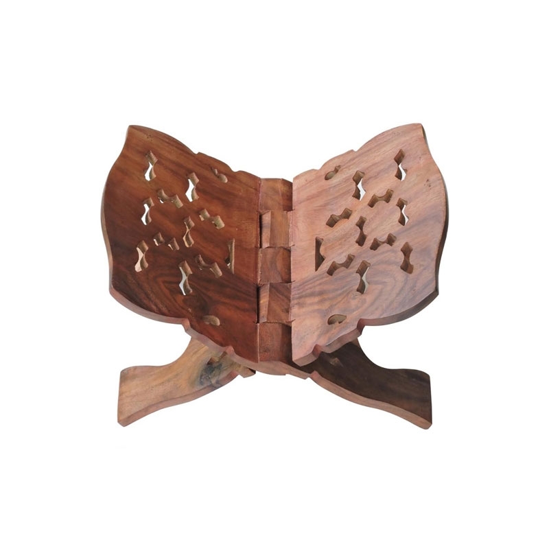 Hand Crafted Wooden Holy Book Stand Rahel for Comfortable Reading