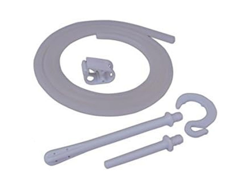 Platinum Cured Silicone Tube with Nozzle Set for 2 Quart and 1.5 Quart Stainless Steel Enema Can Enema Can