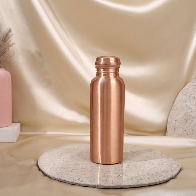 Pure Copper Bottle 500 Ml Eco Friendly Reaping Ayurvedic Benefits