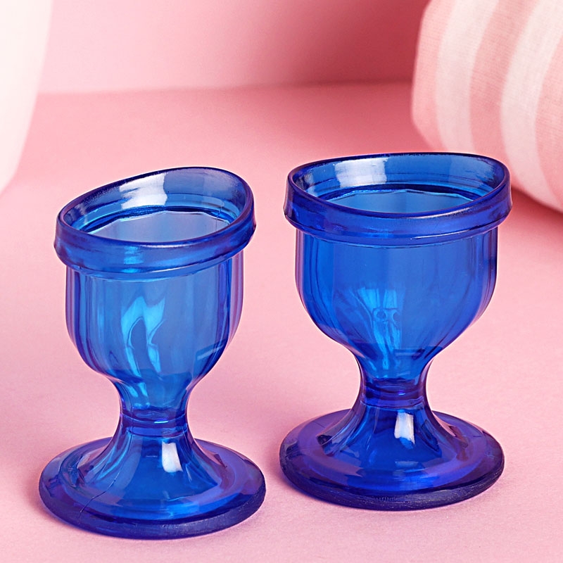 Set of 2 Eye Wash Cup Blue Color