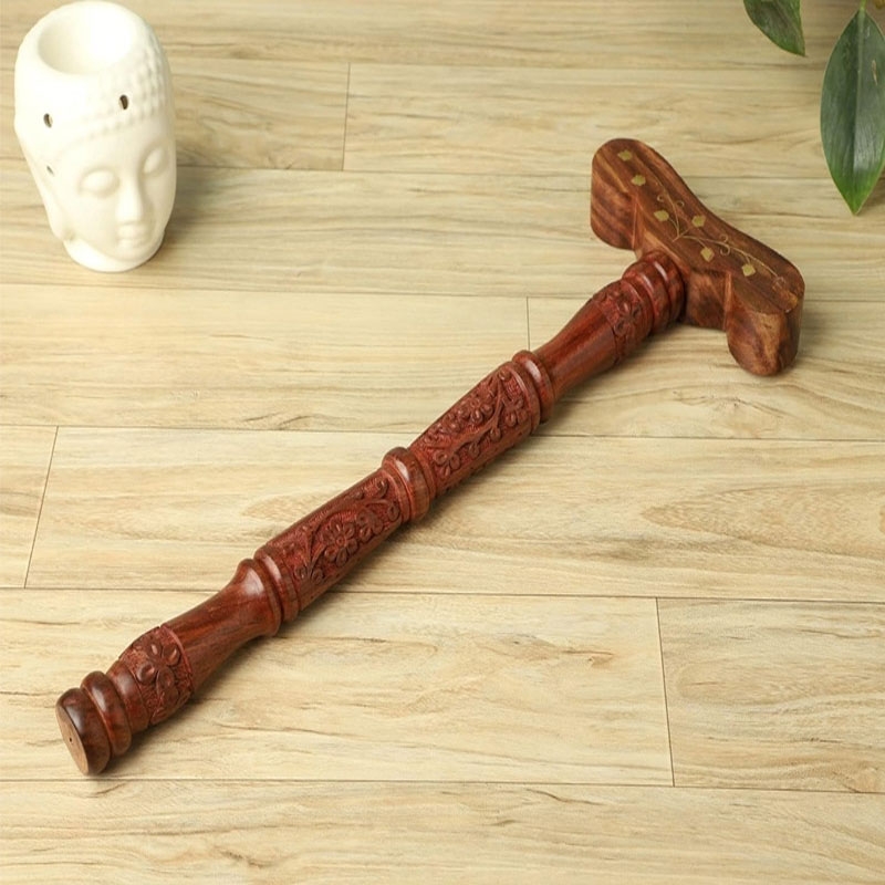 Yoga Danda T Shaped Meditation Staff Supports in Breath Flow