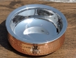 Copper and Stainless Steel Serving Bowl