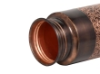 Copper Water Bottle with 2 Matching Tumbler Set Elegant Etching Pattern
