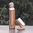 Set of One Copper Leak Proof Water Bottle and One Copper Tumbler