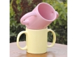 Dual Handle Mug Double Grip Mug Set of 2 for Secure Hold 350 Ml Pastel Color