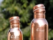 Set of Two Copper Water Bottles for Ayurvedic Benefits