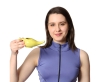 Ceramic Neti Pot for Nasal Cleansing 225 Ml Crackle Pattern Yellow