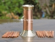 Copper and Brass Finish Toothpick Holder