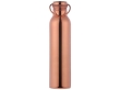 Plain Copper Water Bottle with Handle 1000 Ml Capacity