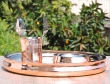 Traditional Copper Thali with Assorted Accessories