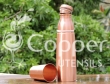 Copper Seamless Matte Finish Bottle with Tumbler Cap