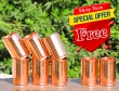 Set of Six Copper Glasses-Get 2 Glasses FREE with this Set